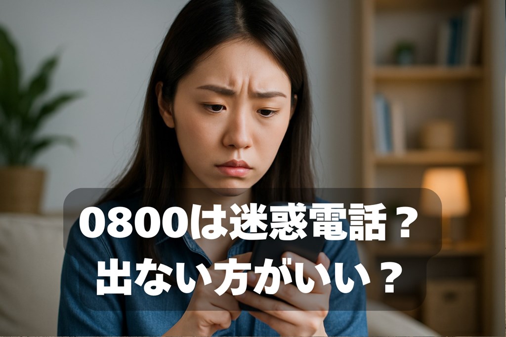 0800は迷惑電話