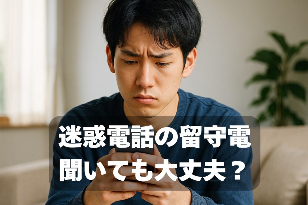 迷惑電話 留守電