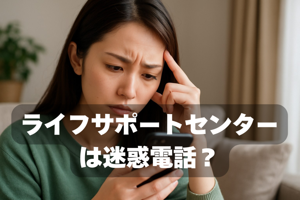 ライフサポートセンターは迷惑電話?
