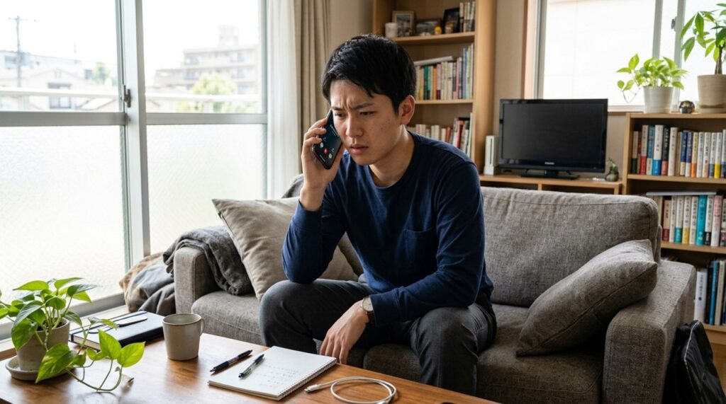 電話 日中