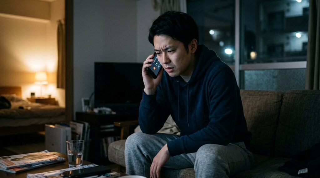 電話 夜中