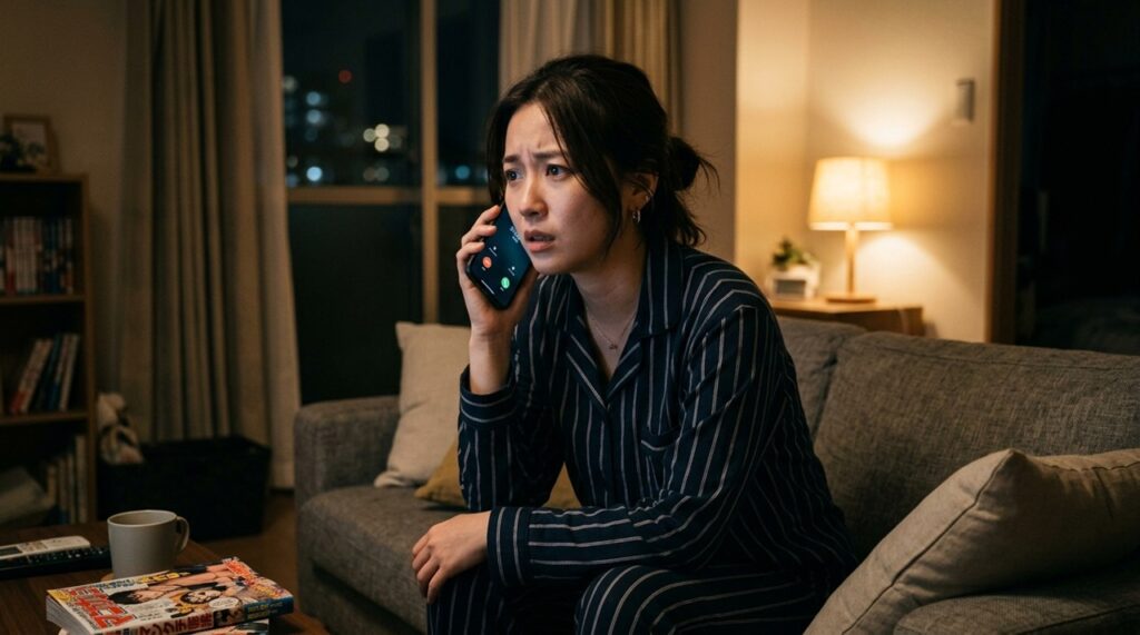 電話 夜中